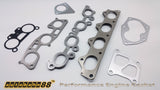 Exhaust Manifold Gasket, for Mitsubishi Lancer Evolution EVO 1 2 3 4 5 6 7 8 9 Airtrek CE9A CN9A CP9A CT9A 4G63, OEM: MD181021