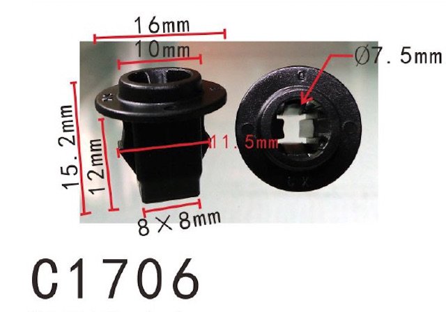 20PCS AUTOBAHN88 FENDER SCREW GROMMET Fit For NISSAN