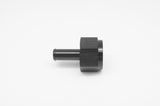 Alloy AN Female to Barb, Fitting Adapter, Black, Multiple & Size