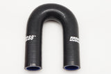 Universal Silicone Hose, U-shape 180-Deg Elbow Coupler, Center Line Distance 4" (102mm), Multiple Color & Size