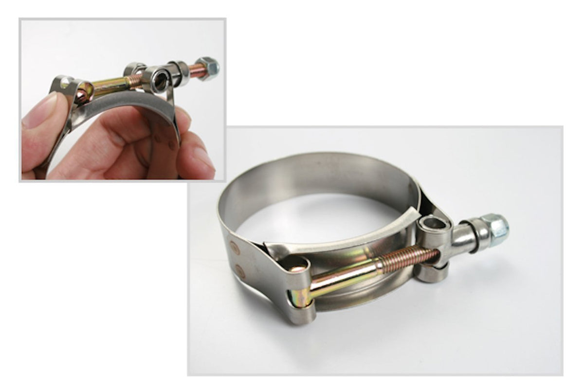 Autobahn88 Stainless Steel T-Bolt Hose Clamp With Stand Cradle - 2.25-2.5" (57-65mm) Hose OD, For BOSCH 044 Fuel Pump, Filter, Plumbing (Pack Of 2) - View #9