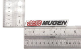 Mugen Badge Emblem Side Spoiler Fit For Honda GT Wing TypeR Civic Integra Red / Black EBP302-L
