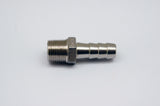 BSPT Tapered R 1/4" Male to BARB OD 10mm / 0.4" Stainless Tail Adaptor Hose