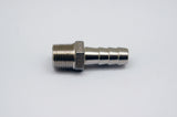 M8x1.0 Male to BARB OD 6mm / 0.24" Stainless Tail Adaptor Hose Connector