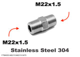 M22x1.5 Male to M22x1.5 Male Stainless Sensor Adaptor Fittings Conversion