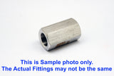 BSPT Tapered R 3/4" FEMALE to R 1/2" FEMALE Stainless Adaptor Fitting Conversion