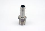 M8x1.0 Male to BARB OD 6mm / 0.24" Stainless Tail Adaptor Hose Connector