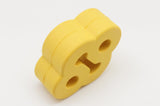 0.4" 10mm x 2 Hole EXHAUST CAR MUFFLER HANGER UPRATED YELLOW POLYURETHANE