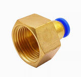 5pcs 16MM Tube x 1/2" BSP G Female Pneumatic PUSH TO CONNECT RELEASE AIR FITTING