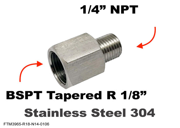 BSPT Tapered R 1/8