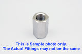 M8*1.0 FEMALE to M16*1.5 FEMALE Stainless Sensor Adaptor Fittings Conversion