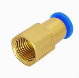 10pcs 8MM Tube x M8x1.0 Female Pneumatic PUSH TO CONNECT RELEASE AIR FITTINGS