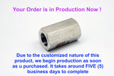 BSP G 1/4" FEMALE to BSPT Tapered R 3/4" FEMALE Stainless Sensor Adaptor Fitting