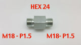 Steel Fitting, Male to Male, Multiple Size