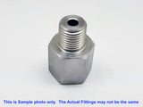M16x1.5 Female to M12x1.0 Male Stainless Sensor Adaptor Fittings Conversion