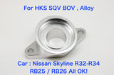Blow Off Valve BOV Adapter Flange for HKS / Blitz / Greddy, 25mm / 34mm