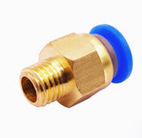 10pcs 12MM Tube x 1/8" BSPT Male Pneumatic PUSH TO CONNECT RELEASE AIR FITTINGS