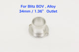 Blow Off Valve BOV Adapter Flange for HKS / Blitz / Greddy, 25mm / 34mm