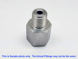 BSP G 1" Female to 1/2" NPT Male Stainless Sensor Adaptor Fittings Conversion
