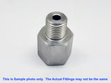 BSP G 3/8" Female to 1/2" NPT Male Stainless Sensor Adaptor Fittings Conversion