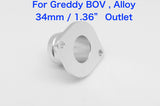 Blow Off Valve BOV Adapter Flange for HKS / Blitz / Greddy, 25mm / 34mm