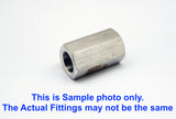 1/4" NPT Female to BSPT Tapered R 1/8" Female Stainless Sensor Adaptor Fittings