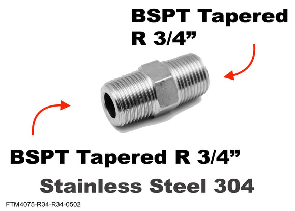 BSPT Tapered R 3/4