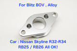 Blow Off Valve BOV Adapter Flange for HKS / Blitz / Greddy, 25mm / 34mm