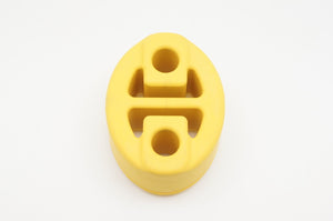 0.5" 12mm x 2 Hole EXHAUST CAR MUFFLER HANGER UPRATED YELLOW POLYURETHANE