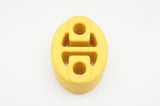 0.5" 12mm x 2 Hole EXHAUST CAR MUFFLER HANGER UPRATED YELLOW POLYURETHANE