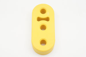 0.5" 12mm x 3 Hole EXHAUST CAR MUFFLER HANGER UPRATED YELLOW POLYURETHANE