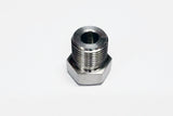 1/8" NPT Female to 1/4" NPT Male Stainless Sensor Adaptor Fittings Conversion