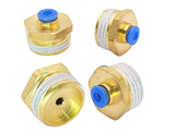 5pcs 10MM Tube x 1/2" BSPT Male Pneumatic PUSH TO CONNECT RELEASE AIR FITTINGS
