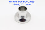 Blow Off Valve BOV Adapter Flange for HKS / Blitz / Greddy, 25mm / 34mm