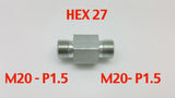 Steel Fitting, Male to Male, Multiple Size
