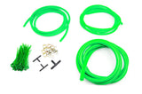 Silicone Vacuum Hose Assorted Kit Set, included 3mm / 4mm / 8mm / zip tie / spring clamp / T-joi