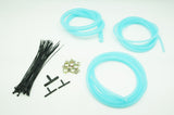 Silicone Vacuum Hose Assorted Kit Set, included 3mm / 4mm / 8mm / zip tie / spring clamp / T-joi