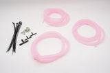 Silicone Vacuum Hose Assorted Kit Set, included 3mm / 4mm / 8mm / zip tie / spring clamp / T-joi