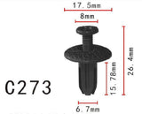 20x Fit Honda 91570-SK7-003ZF Tailgate Lining Rivet Retainer Nylon Clips Prelude