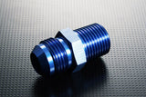Alloy AN Male to Metric Male, Blue, Multiple Angle & Size