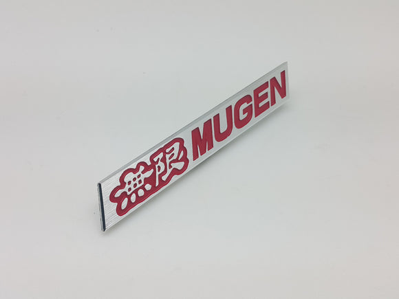 Mugen Badge Emblem Side Spoiler Fit For Honda GT Wing TypeR Civic Integra Red