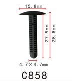 20x Nylon Fastener Rivet Trunk Trim Retainer Clip Fit Honda Acura (16x27x6mm)