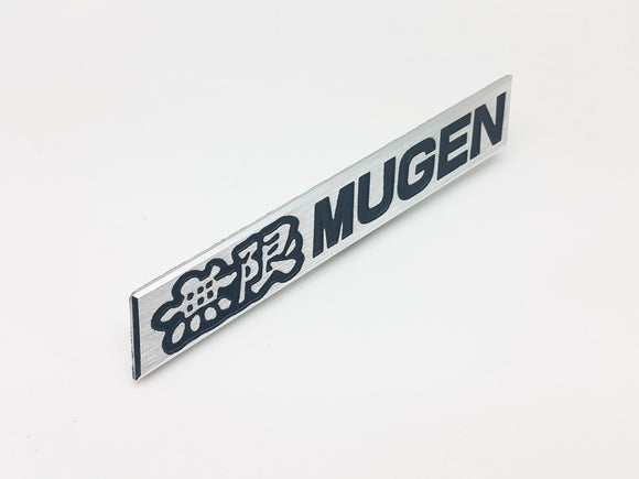 Mugen Chrome Badge Emblem Side Spoiler Fit For Honda GT Wing TypeR Civic Integra