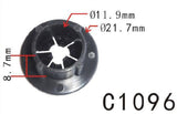 20x Nylon Insulator Cap Door Cap Universal 11.7mm 15/32" Hole Size