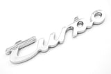 Fit Honda VW Audi Toyota Honda Turbo Chrome Badge Rear Trunk Emblem Silver Logo
