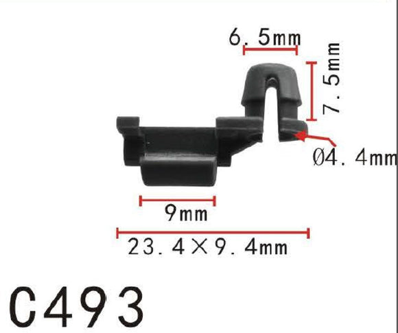 20x Nylon Fit Mazda #9927-80-405 4mm Rod End Clip Fit 6mm Hose