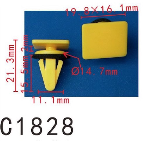 20PCS AUTOBAHN88 SIDE SKIRT Retainer Clip Fit For Hyundai KIA