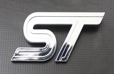 Fit for FORD ST Plastic Chome Car Badge Emblem , Mondeo FOCUS