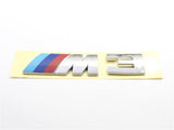 Badge Chrome Emblem Rear Trunk Fit For BMW M-power M3 E30 E36 E46 E90 E92 E93