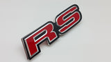 RS Rear Plastic Chrome Badge Emblem Fit HONDA JAZZ City Civic CRV Stepwgn